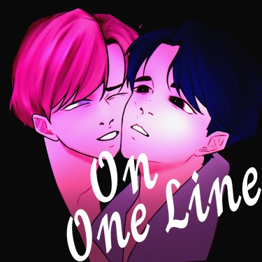 on one line